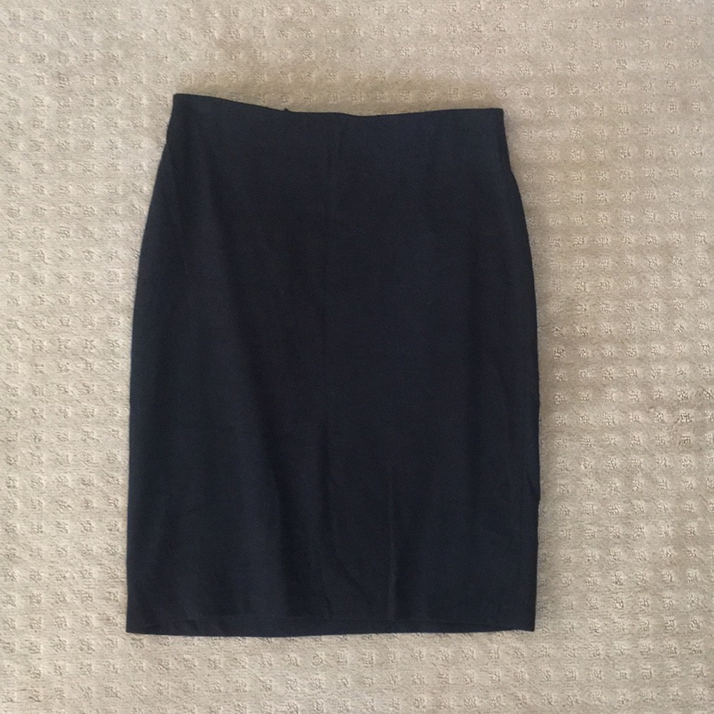 Philosophy black midi skirt